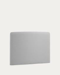 Dyla hoofdbord met afneembare hoes in grijs, voor bedden van 90 cm