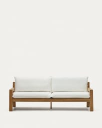 Forcanera 3-Sitzer-Sofa aus massivem Teakholz 211 cm