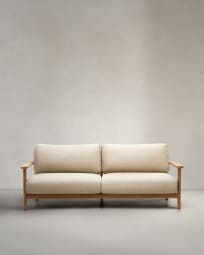 Tirant 3-Sitzer-Sofa aus massivem Teakholz FSC 100% 212 cm