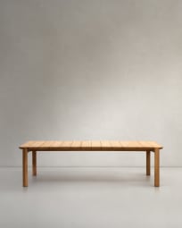 Icaro Tisch aus massivem Teakholz FSC 100% 220 x 102 cm