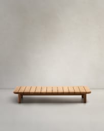 Tavolino da salotto Turqueta in legno massiccio di teak 140 x 70 cm FSC 100%