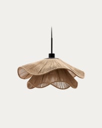 Paralume per lampada da soffitto Pontos in iuta con finitura naturale Ø 50 cm