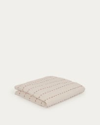 Poszewka na poduszkę Avidal 100% bawełna biała i terakota paski 70 x 70 cm