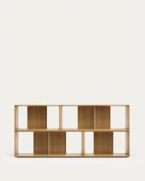 Set Litto di 4 ripiani modulari impiallacciati rovere 168 x 76 cm
