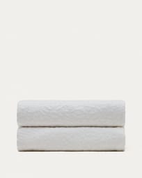 Marimurtra quilt, 100% white cotton, 180 x 250 cm