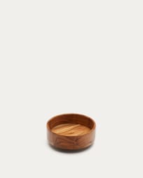Lentegi small round bowl in solid acacia wood