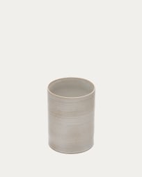 Portbou ceramic utensil stand in white