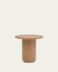 Mesa de apoio redonda Licia de madeira maciça de mangueira Ø 60 cm