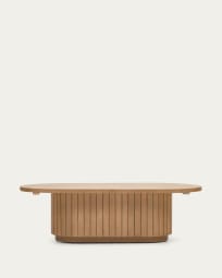 Mesa de centro Licia de madeira maciça de mangueira 120 x 60 cm