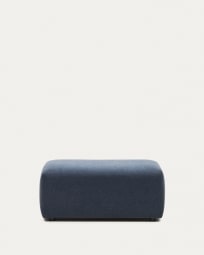 Neom end pouffe in blue, 75 x 89 cm