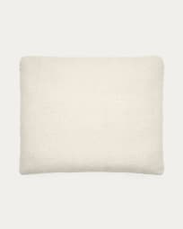 Martina off-white bouclé cushion 60 x 52 cm