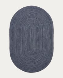 Blauw tapijt Sadent van 100% PET 200 x 300 cm