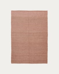 Tapijt Sallova van roze jute 160 x 230 cm
