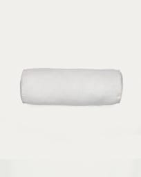 Capa de almofada rolo Forallac 100% linho branco