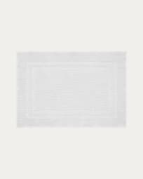 Dywanik łazienkowy Yanay 100% bawełna biały 50 x 70 cm