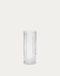 Jarrón Neblan de vidrio transparente 30 cm