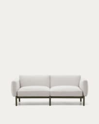 Modulares 2-Sitzer-Sofa für den Außenbereich Sorells aus Aluminium in grüner Ausführung 171 cm