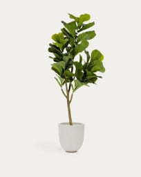 Planta artificial Ficus con maceta negro 150 cm