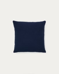 Minec kussenhoes 100% katoen blauw 45 x 45 cm