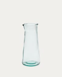 Izai transparent recycled glass jug