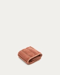 Asciugamano Rune 100% cotone jacquard terracotta 30 x 50 cm