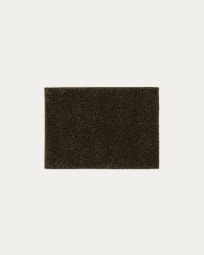 Tappeto da bagno Coper di cotone verde 50 x 70 cm