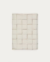 Tovaglia Ersen 100% cotone bianco 170 x 250 cm