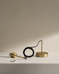 Fulvia Fassung für Deckenlampe aus Metall mit Finish in Gold