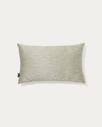 Mirca green textured cushion cover, 50 x 30 cm