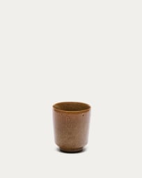 Tazza Nagoli in ceramica marrone