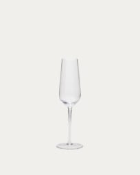 Copa de cava Mimba alargada de vidrio transparente 26 cl