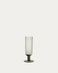 Sauky green tall wine glass, 19 cl