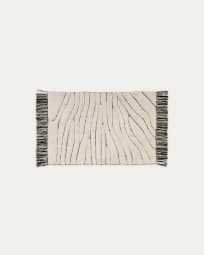 Crilda white, cotton bathmat, 50 x 70 cm
