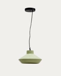 Portol green ceramic ceiling lamp