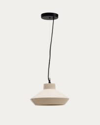 Portol beige ceramic ceiling lamp