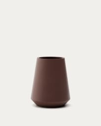 Calun maroon cement planter Ø 50cm