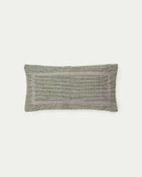 Cushion cover Narelle 100% PET green 30 x 50 cm