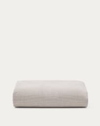 Bettüberzug Blok beige für eine 160 x 200 cm große Matratze