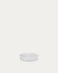 Arlem clear glass soap dish
