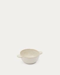 Zunel beige ceramic bowl