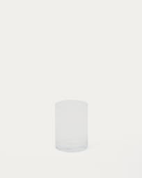 Arlem clear glass toothbrush holder