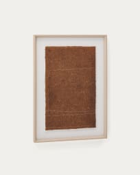 Durkan maroon picture on recycled paper 50 x 70cm