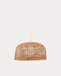 Dakira ceiling lamp shade in rattan with natural finish Ø52cm