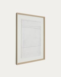 Durkan white picture on recycled paper 50 x 70cm