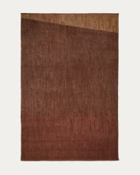 Mandi terracotta jute rug 200 x 300cm