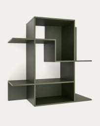 Étagère modulable Ina en MDF laqué vert 80 x 80 cm FSC 100%