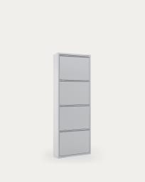 Ode Schuhregal 50 x 136 cm 4-türig in grau
