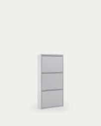 Meuble chaussures Ode 50 x 103 cm 3 portes gris
