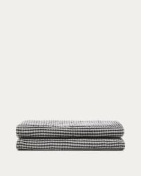Coperta Eria 100% cotone blu 130 x 170 cm