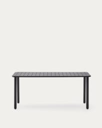 Taula d'exterior Brai d'acer galvanitzat gris fosc 180 x 90 cm